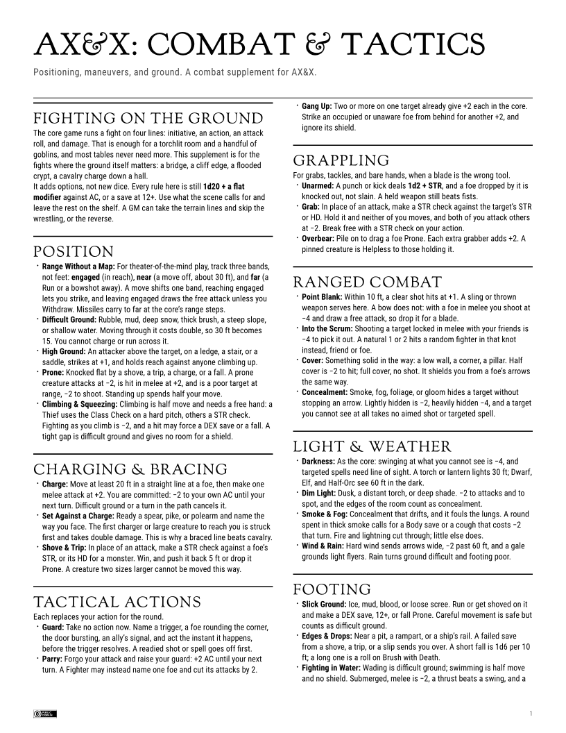Combat & Tactics cover