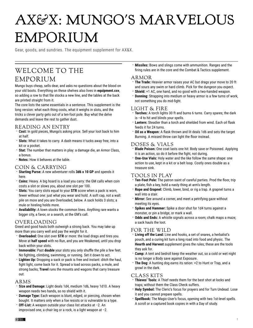 Mungo's Marvelous Emporium cover