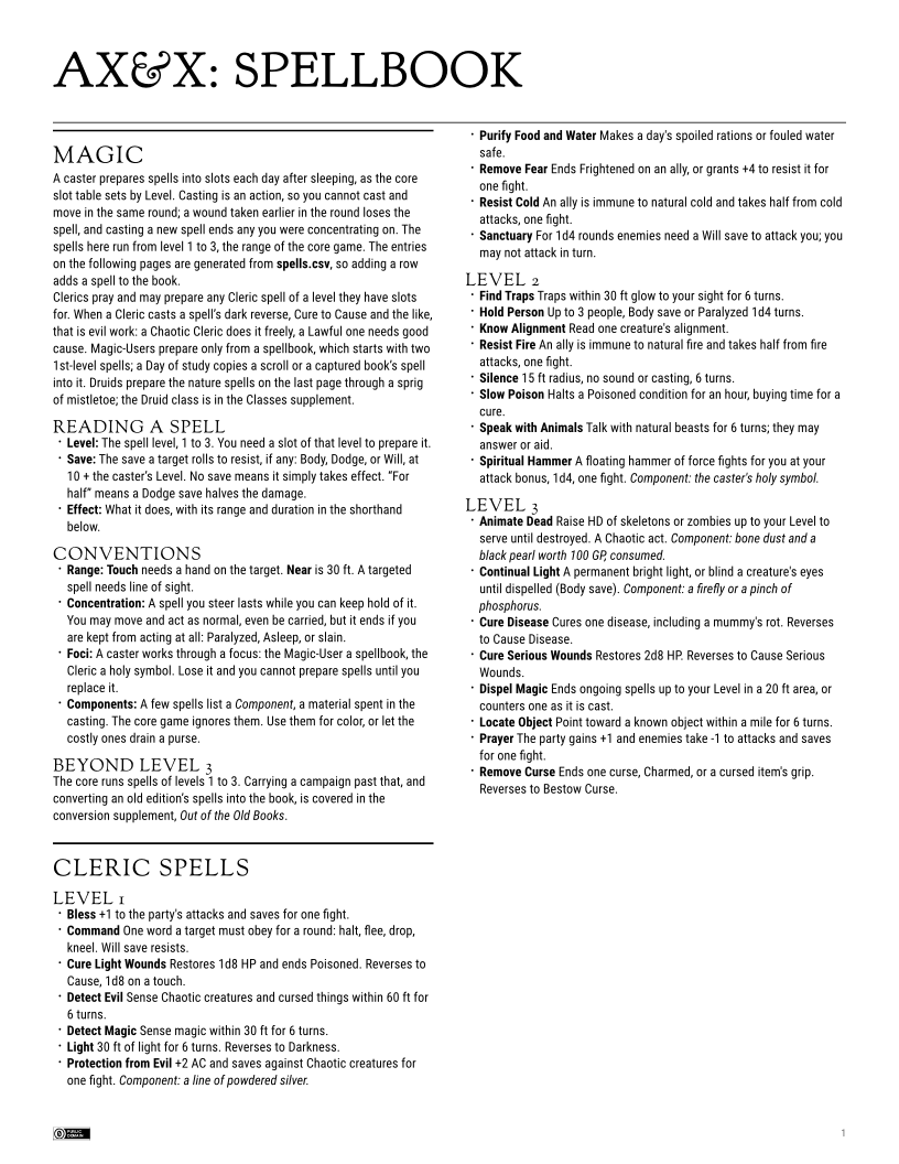 Spellbook cover