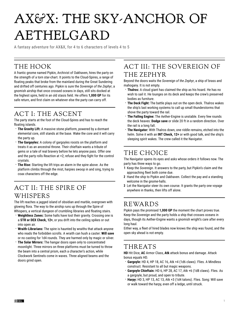 The Sky-Anchor of Aethelgard cover